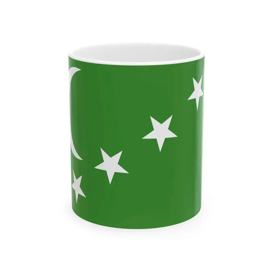 Flag of the Comoros 1963-1975 (Comoros) White Coffee Mug 11oz - Go Mug Yourself