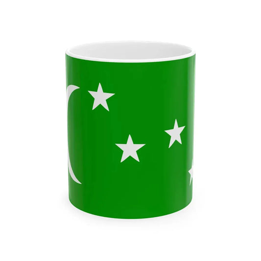 Flag of the Comoros 1963-1975 proposal (Comoros) White Coffee Mug 11oz - Go Mug Yourself