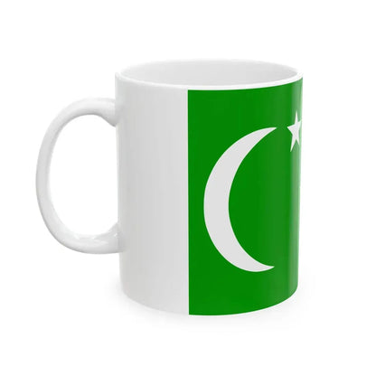 Flag of the Comoros 1963-1975 proposal (Comoros) White Coffee Mug - Go Mug Yourself