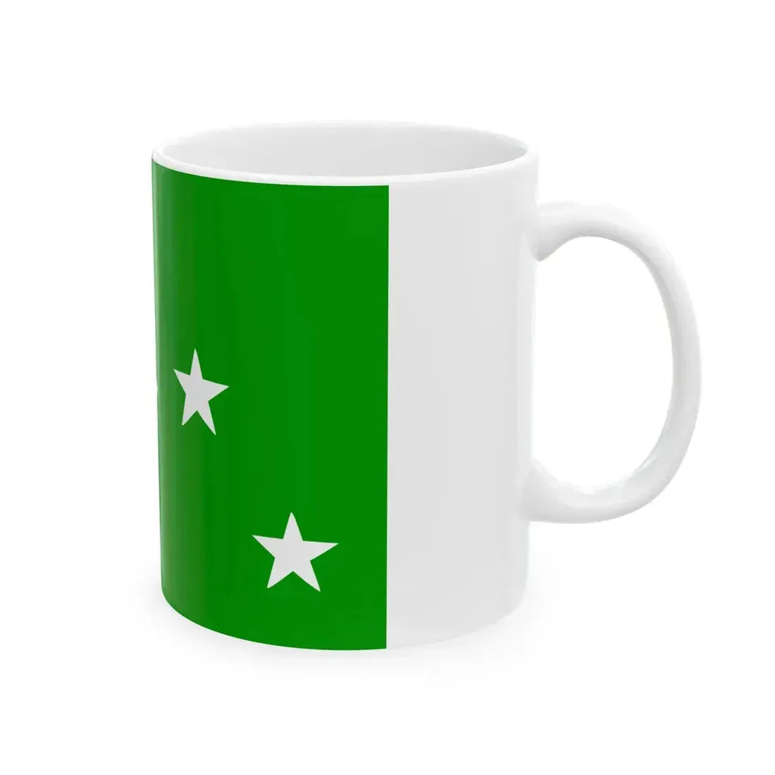 Flag of the Comoros 1963-1975 proposal (Comoros) White Coffee Mug - Go Mug Yourself