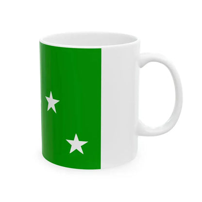 Flag of the Comoros 1963-1975 proposal (Comoros) White Coffee Mug - Go Mug Yourself
