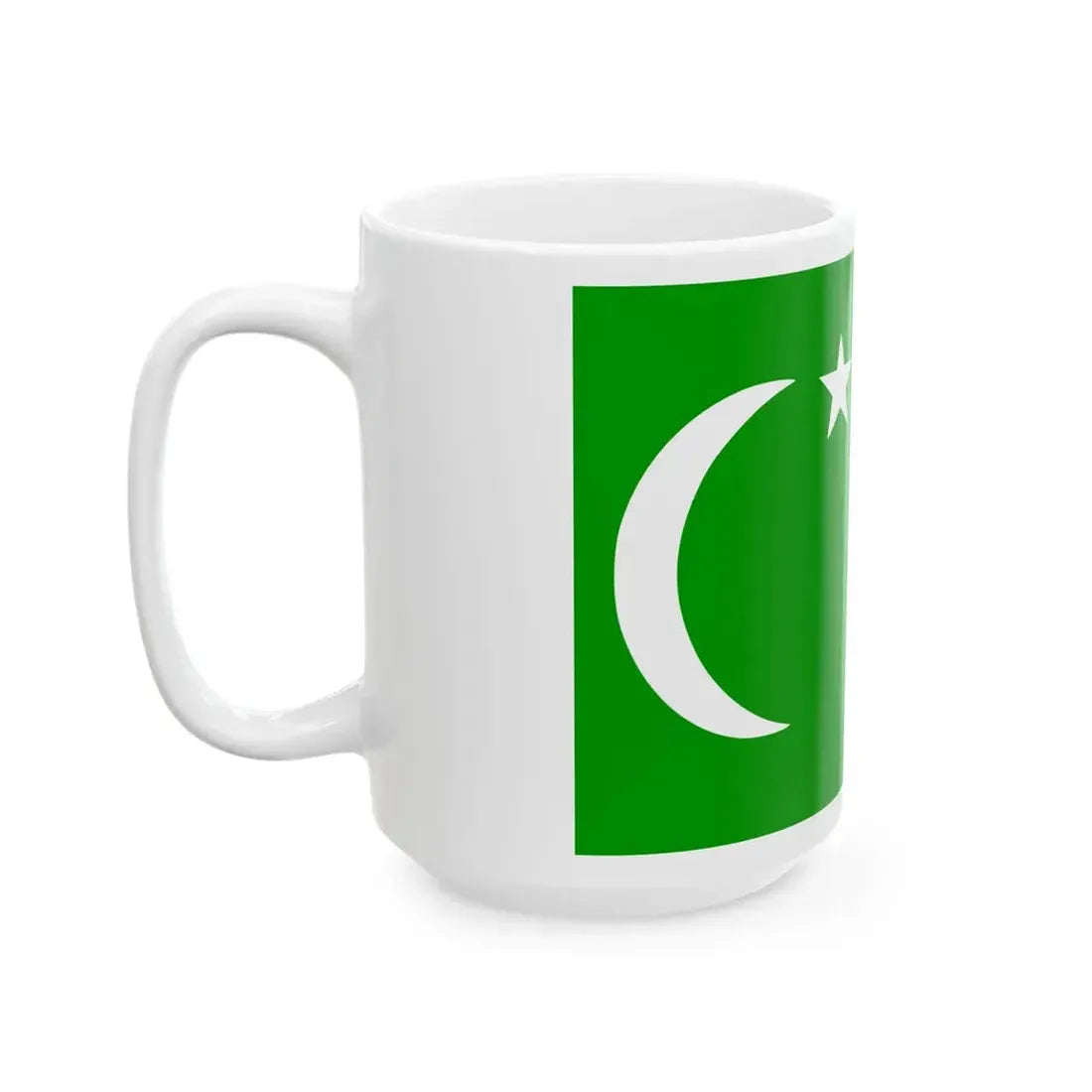 Flag of the Comoros 1963-1975 proposal (Comoros) White Coffee Mug - Go Mug Yourself