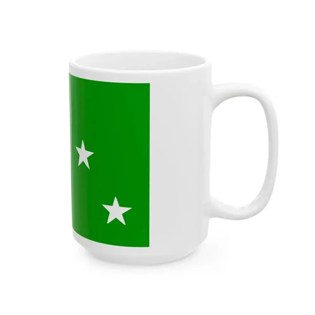 Flag of the Comoros 1963-1975 proposal (Comoros) White Coffee Mug - Go Mug Yourself
