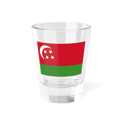 Flag of the Comoros 1975-1978 3-2 (Comoros) Shot Glass 1.5oz 1.5oz - Go Mug Yourself