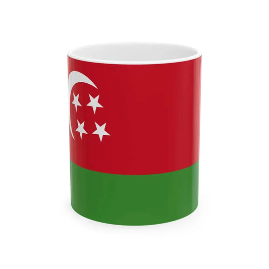 Flag of the Comoros 1975-1978 (Comoros) White Coffee Mug 11oz - Go Mug Yourself