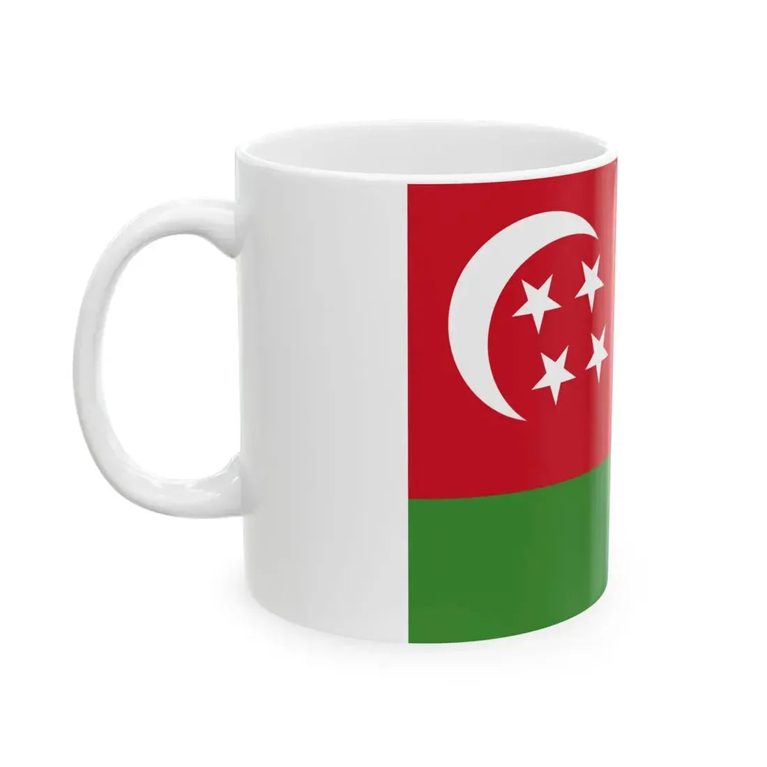Flag of the Comoros 1975-1978 (Comoros) White Coffee Mug - Go Mug Yourself