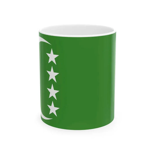 Flag of the Comoros 1978-1992 - type 2 (Comoros) White Coffee Mug 11oz - Go Mug Yourself