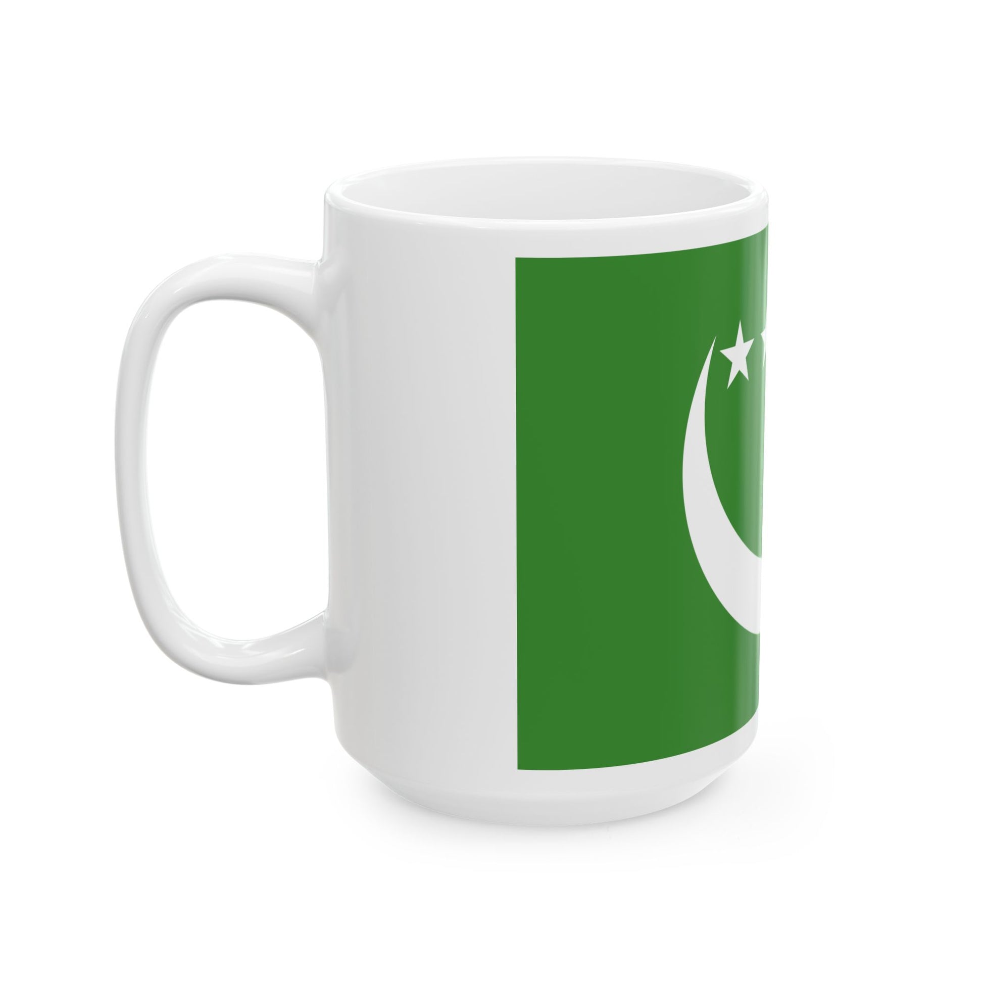 Flag of the Comoros 1992-1996 3-2 (Comoros) White Coffee Mug-Go Mug Yourself