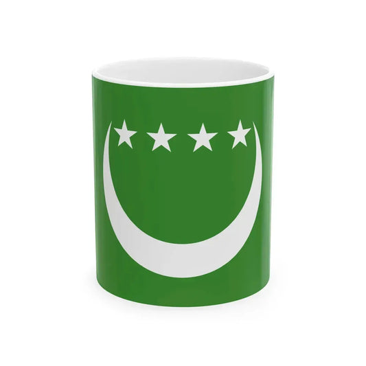 Flag of the Comoros 1992-1996 (Comoros) White Coffee Mug 11oz - Go Mug Yourself