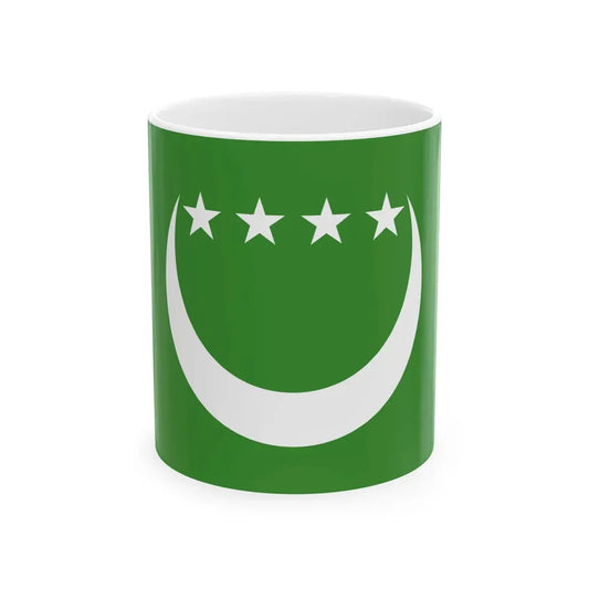 Flag of the Comoros 1992-1996 (Comoros) White Coffee Mug 11oz - Go Mug Yourself