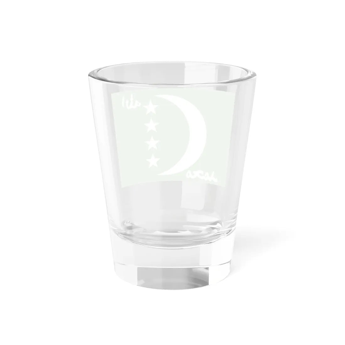 Flag of the Comoros 1996-2001 Erroneous Variant (Comoros) Shot Glass 1.5oz - Go Mug Yourself