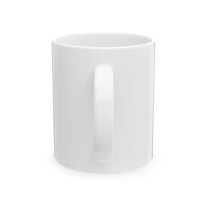 Flag of the Comoros 1996-2001 reverse 3-2 (Comoros) White Coffee Mug - Go Mug Yourself
