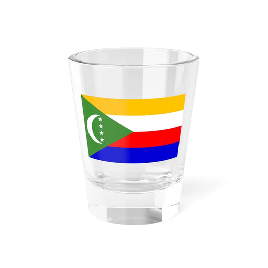 Flag of the Comoros 2001 (Comoros) Shot Glass 1.5oz 1.5oz - Go Mug Yourself