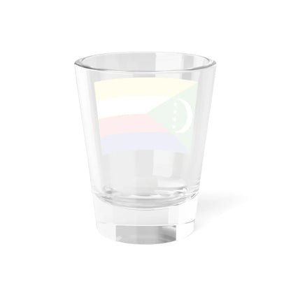 Flag of the Comoros 3-2 (Comoros) Shot Glass 1.5oz - Go Mug Yourself