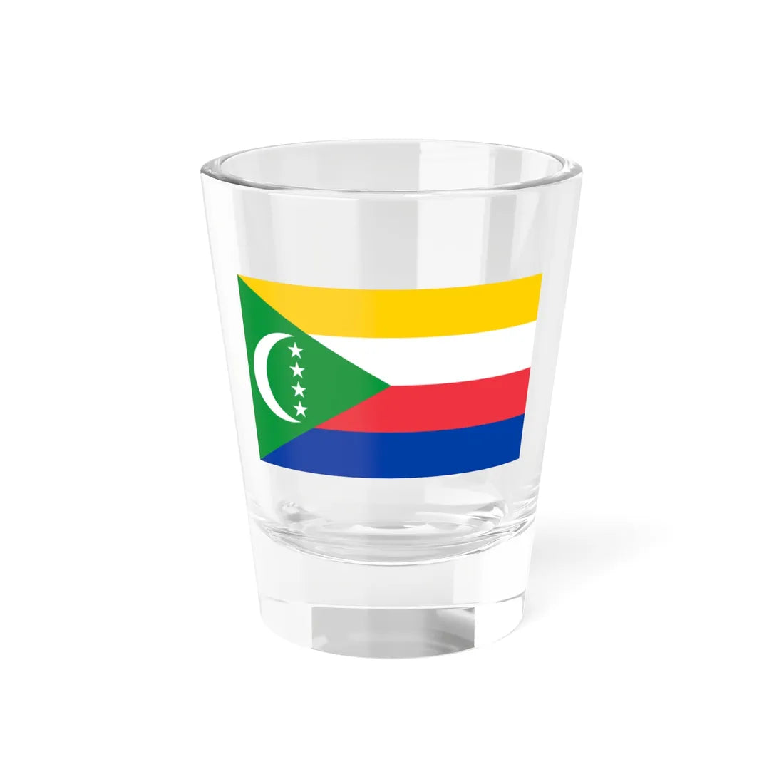 Flag of the Comoros (Comoros) Shot Glass 1.5oz 1.5oz - Go Mug Yourself