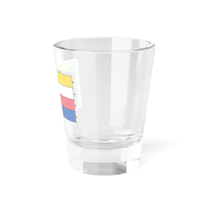 Flag of the Comoros construction sheet (Comoros) Shot Glass 1.5oz - Go Mug Yourself