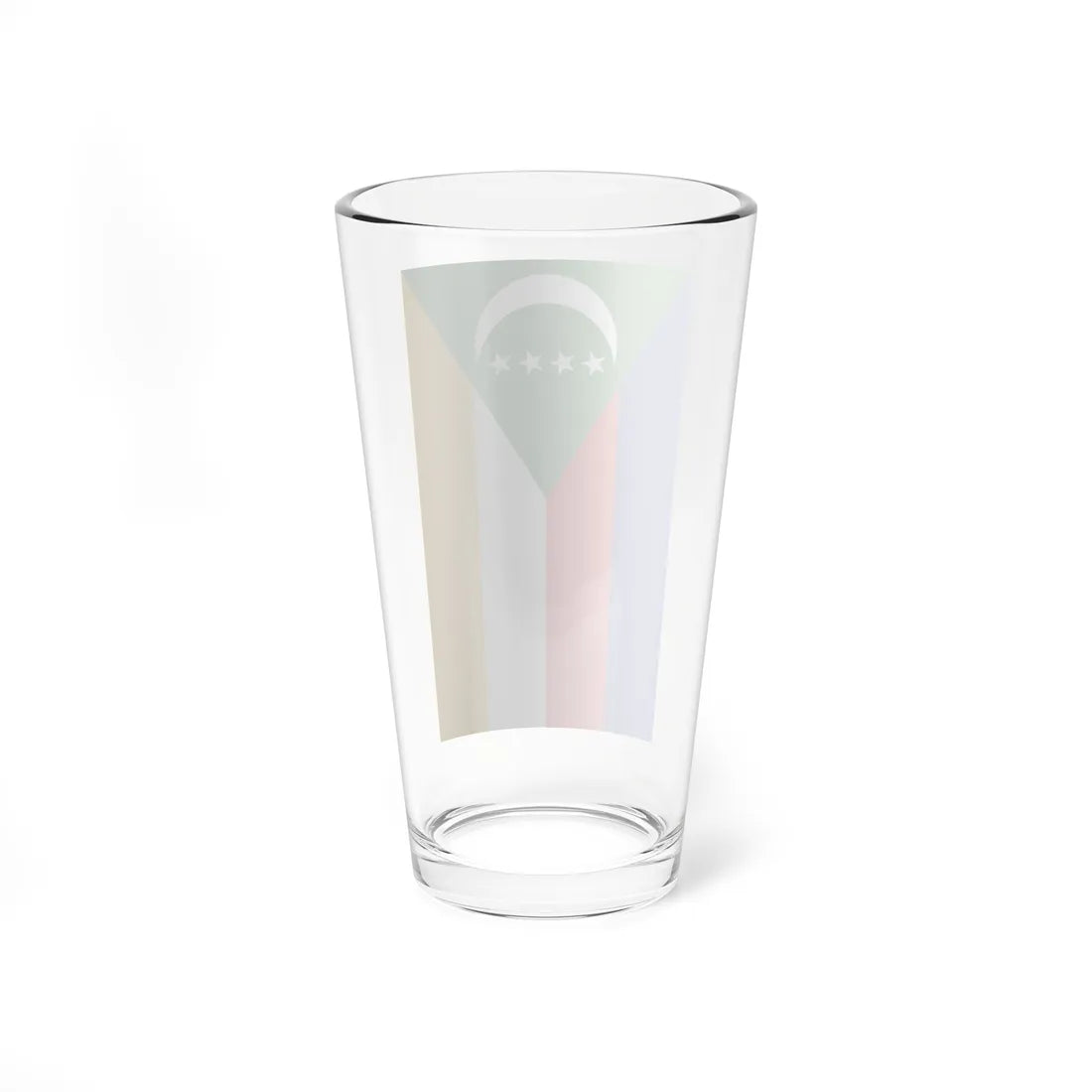 Flag of the Comoros vertical (Comoros) Pint Glass 16oz - Go Mug Yourself