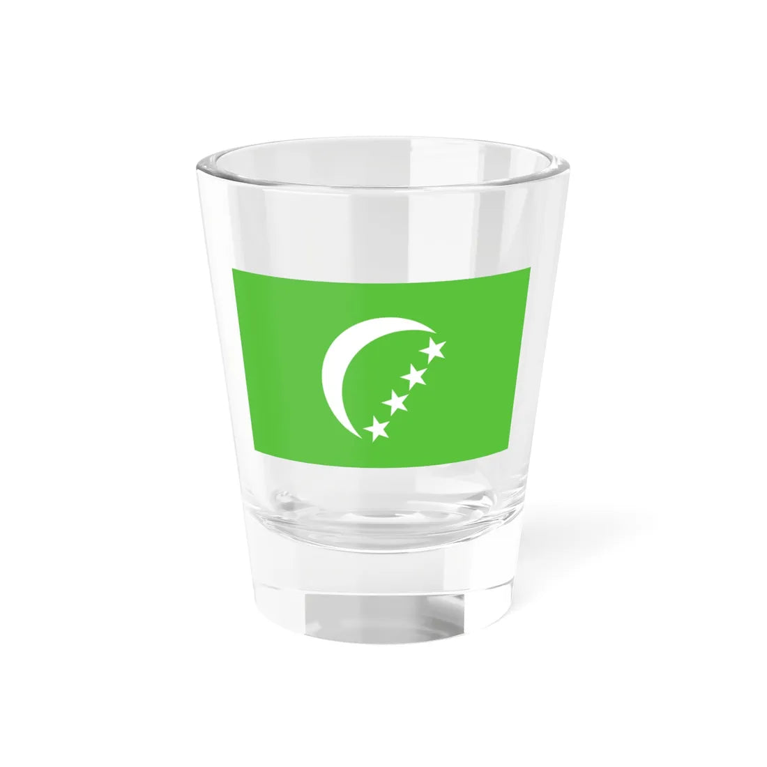 Flag of the Comoros WFB 2000 (Comoros) Shot Glass 1.5oz 1.5oz - Go Mug Yourself