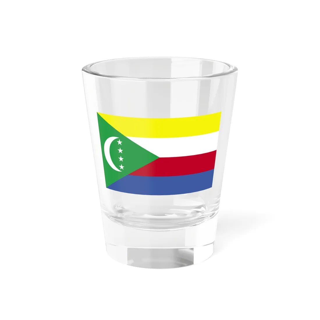 Flag of the Comoros WFB 2004 (Comoros) Shot Glass 1.5oz 1.5oz - Go Mug Yourself