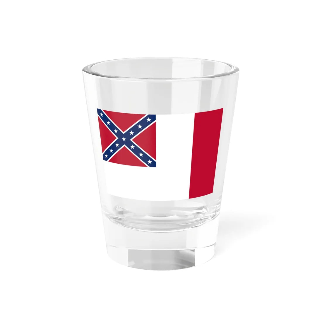Flag of the Confederate States 1865 (Confederate States) Shot Glass 1.5oz 1.5oz - Go Mug Yourself