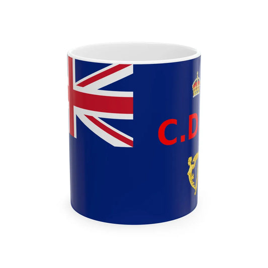 Flag of the Congested Districts Board for Ireland 1893-1907 (Ireland) White Coffee Mug 11oz - Go Mug Yourself