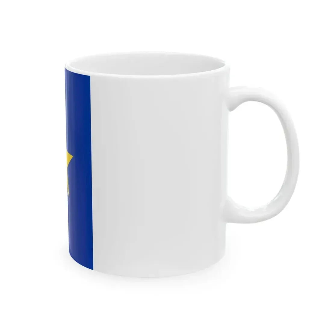 Flag of the Congo Free State vertical (Belgium) White Coffee Mug - Go Mug Yourself