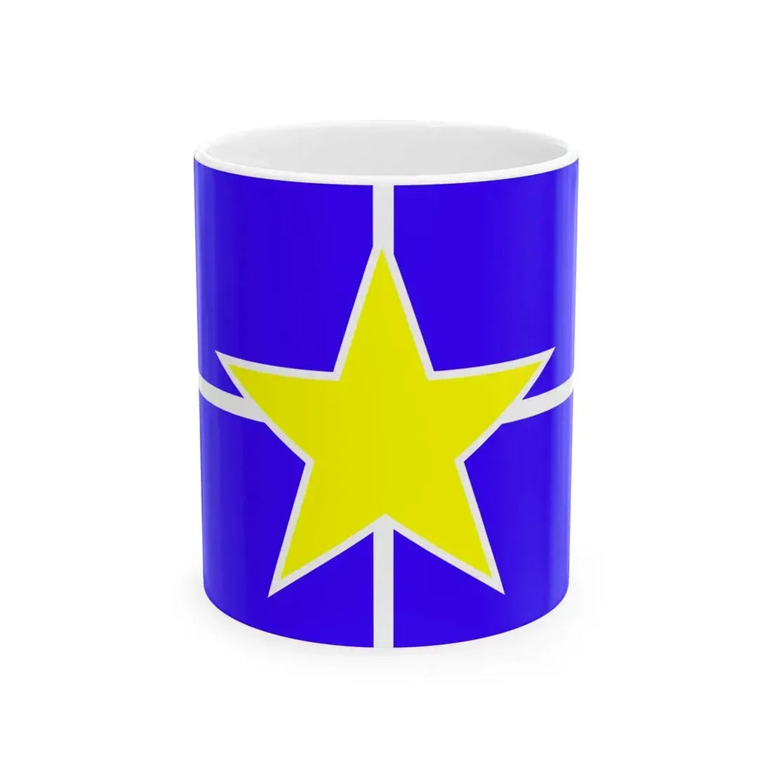 Flag of the Congress of Democrats Namibia (Namibia) White Coffee Mug 11oz - Go Mug Yourself