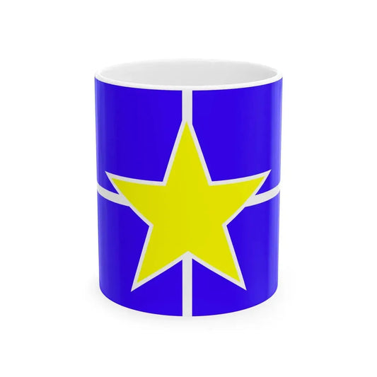 Flag of the Congress of Democrats Namibia (Namibia) White Coffee Mug 11oz - Go Mug Yourself