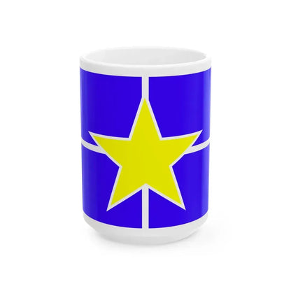 Flag of the Congress of Democrats Namibia (Namibia) White Coffee Mug 15oz - Go Mug Yourself