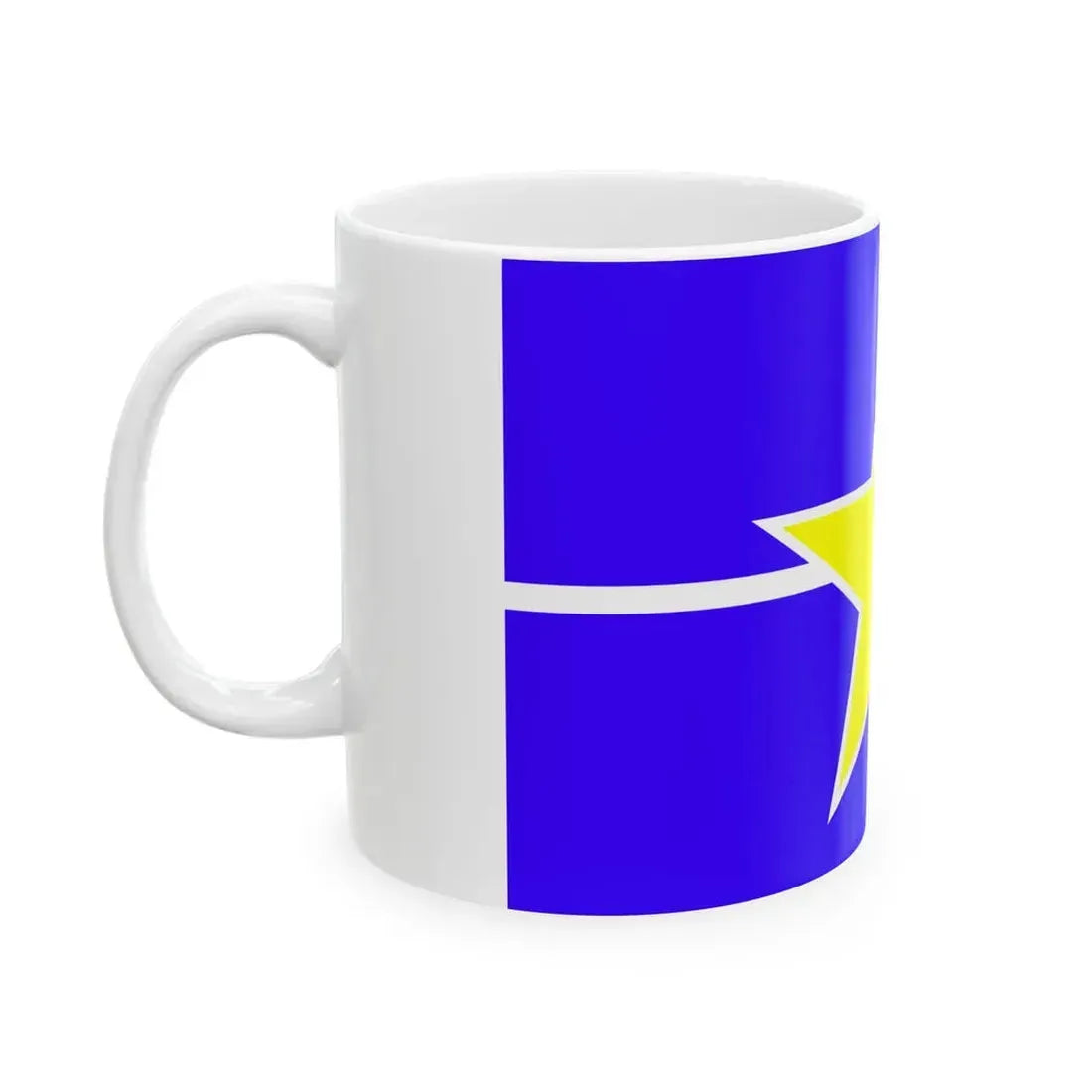 Flag of the Congress of Democrats Namibia (Namibia) White Coffee Mug - Go Mug Yourself