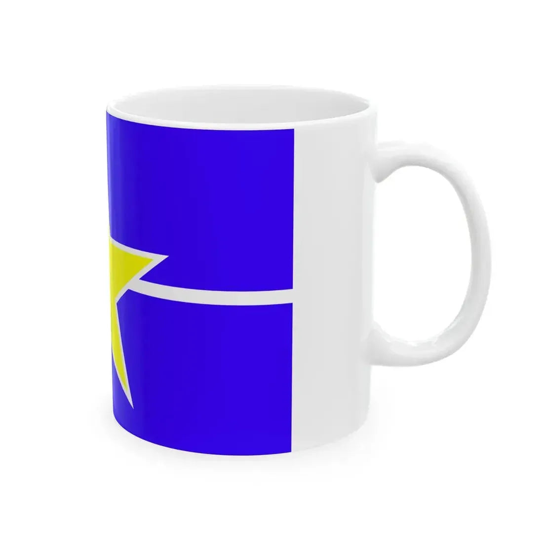 Flag of the Congress of Democrats Namibia (Namibia) White Coffee Mug - Go Mug Yourself