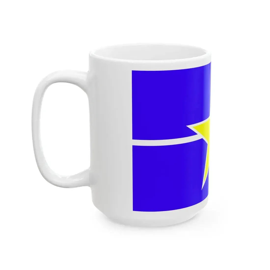 Flag of the Congress of Democrats Namibia (Namibia) White Coffee Mug - Go Mug Yourself