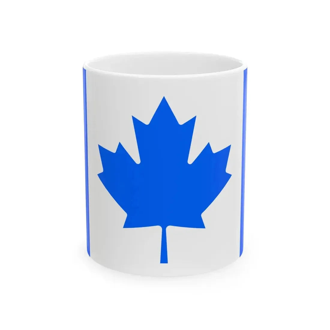 Flag of the Conservative Party of Canada unofficial (Canada) White Coffee Mug 11oz - Go Mug Yourself