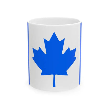 Flag of the Conservative Party of Canada unofficial (Canada) White Coffee Mug 11oz - Go Mug Yourself