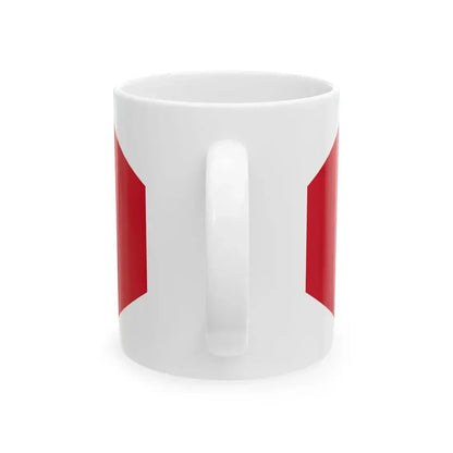 Flag of the Consort of the Tunku Mahkota of Johor (Malaysia) White Coffee Mug - Go Mug Yourself