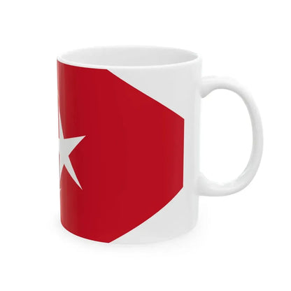 Flag of the Consort of the Tunku Mahkota of Johor (Malaysia) White Coffee Mug - Go Mug Yourself