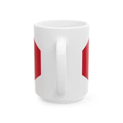 Flag of the Consort of the Tunku Mahkota of Johor (Malaysia) White Coffee Mug - Go Mug Yourself