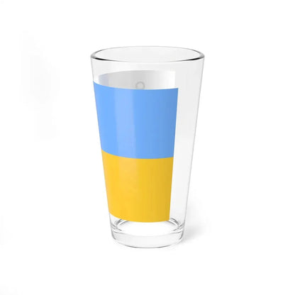 Flag of the Consul of Ukraine 1918 (Ukraine) Pint Glass 16oz - Go Mug Yourself