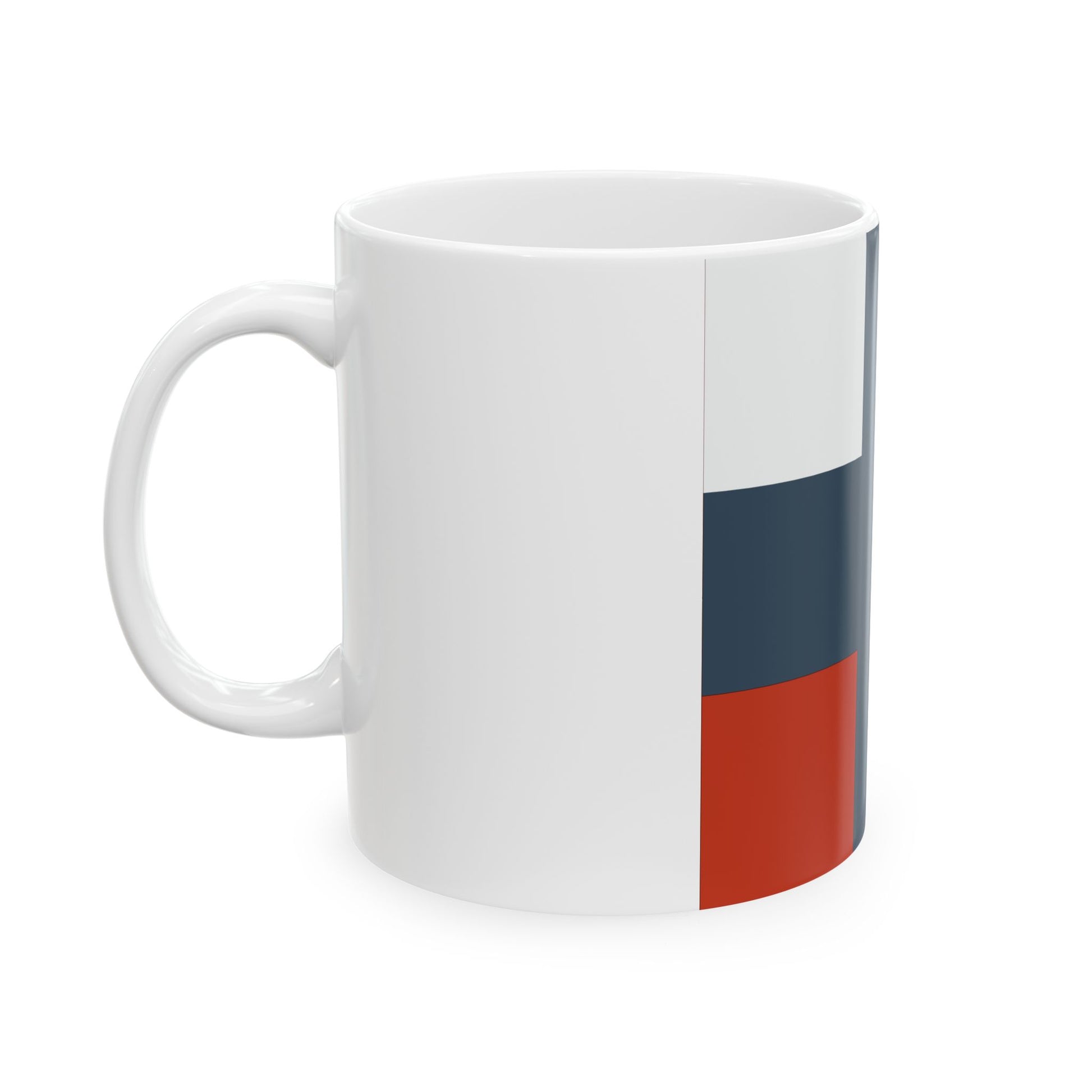 Flag of the Cordeliers Battalion (Belgium) White Coffee Mug-Go Mug Yourself
