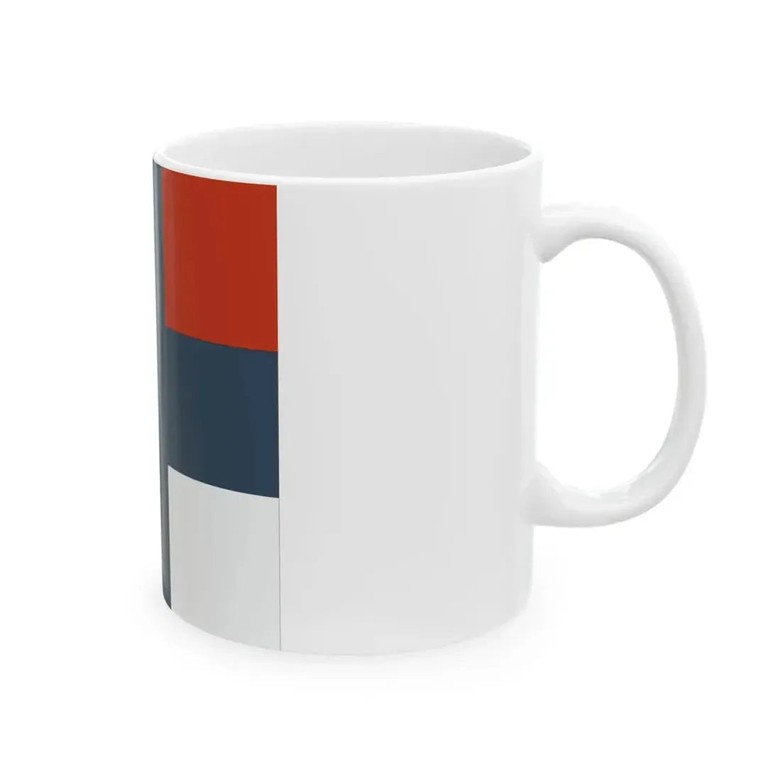 Flag of the Cordeliers Battalion (Belgium) White Coffee Mug - Go Mug Yourself
