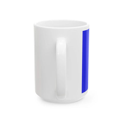 Flag of the counties of Cavan and Laois (Ireland) White Coffee Mug - Go Mug Yourself