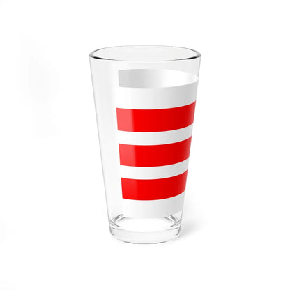 Flag of the county of Dülmen (Germany) Pint Glass 16oz - Go Mug Yourself