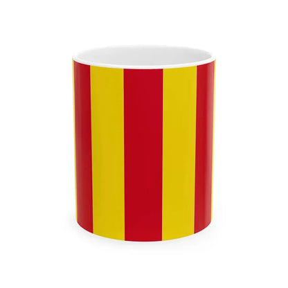 Flag of the County of Foix (Belgium) White Coffee Mug 11oz - Go Mug Yourself