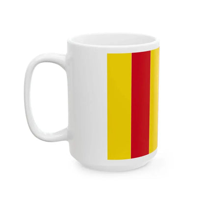 Flag of the County of Foix (Belgium) White Coffee Mug - Go Mug Yourself