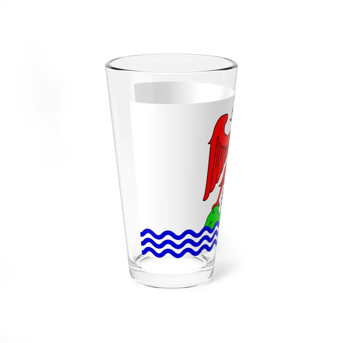 Flag of the County of Nice (Belgium) Pint Glass 16oz - Go Mug Yourself