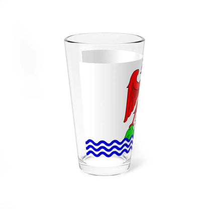 Flag of the County of Nice (Belgium) Pint Glass 16oz - Go Mug Yourself
