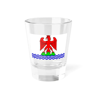 Flag of the County of Nice (Belgium) Shot Glass 1.5oz 1.5oz - Go Mug Yourself