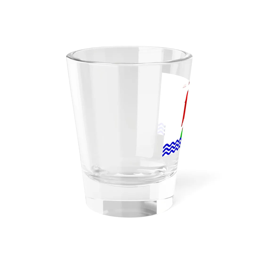 Flag of the County of Nice (Belgium) Shot Glass 1.5oz - Go Mug Yourself