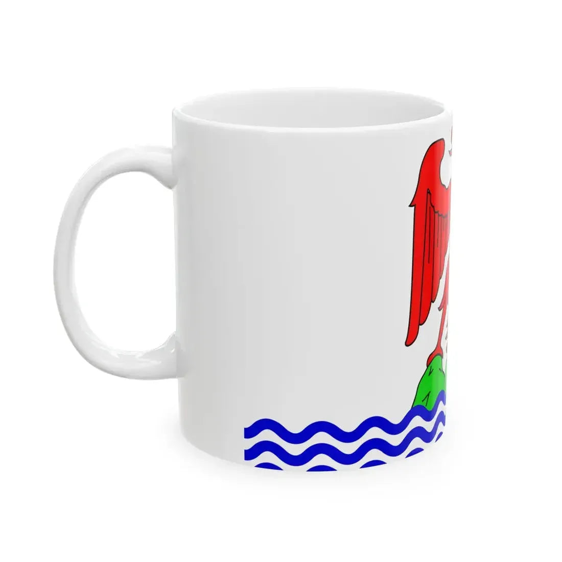 Flag of the County of Nice (Belgium) White Coffee Mug - Go Mug Yourself