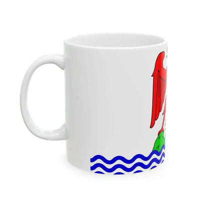 Flag of the County of Nice (Belgium) White Coffee Mug - Go Mug Yourself